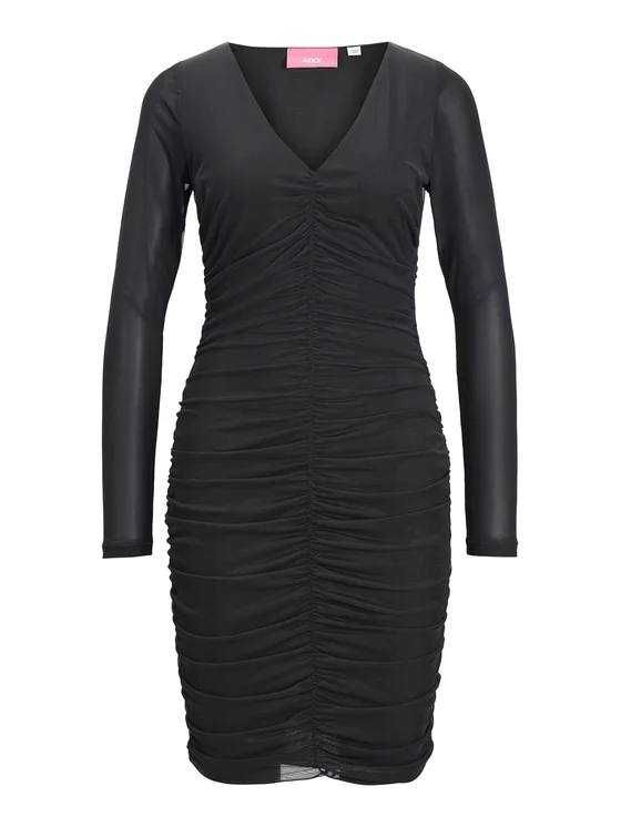 неймовірна сукня чорного кольору з акцентним передом