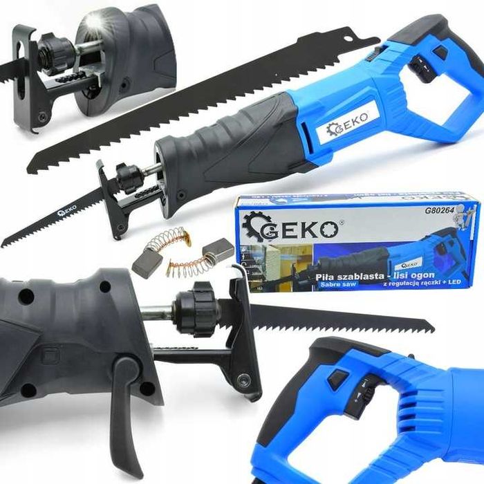 Шабельна пилка, електро ножовка по дереву та металу G80264 GEKO