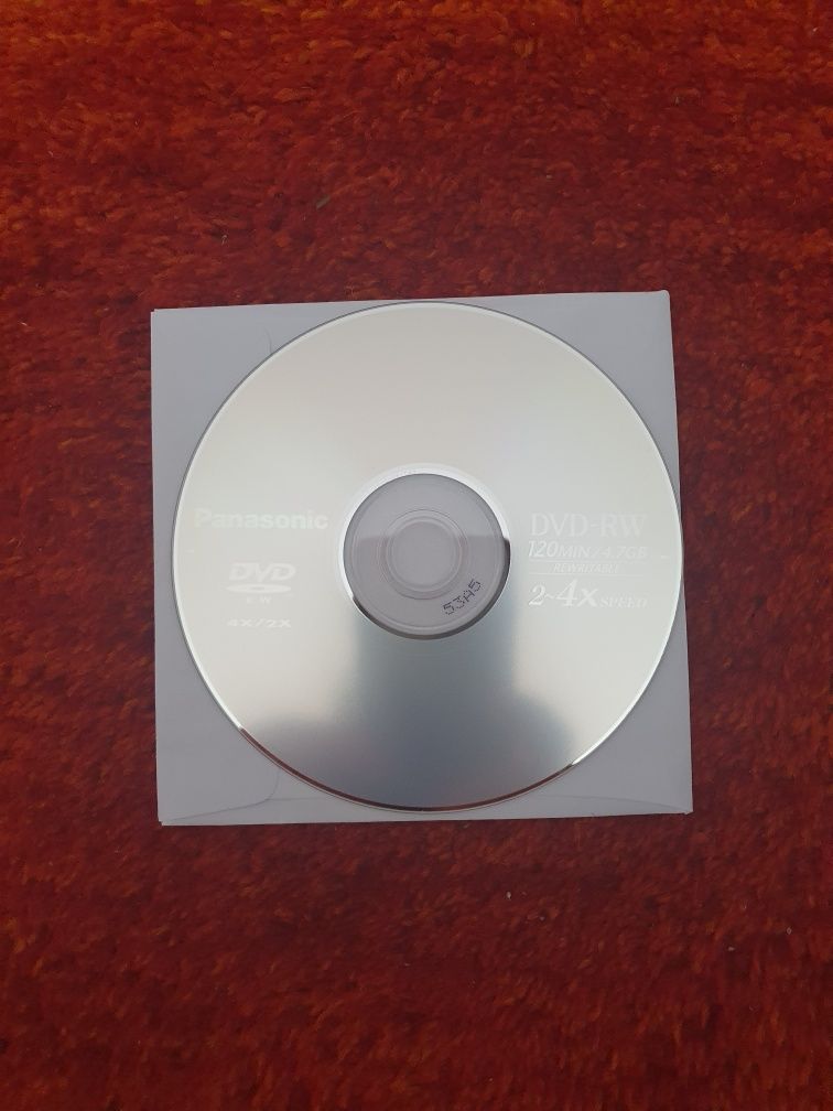 DVD-RW Panasonic pakowane w koperty i foliowane  po 20 szt.