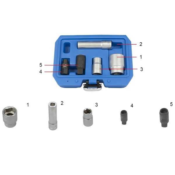 (Com Iva) Jogo 5 Chaves 1/2” Para Bombas Injetoras Bosch TDi