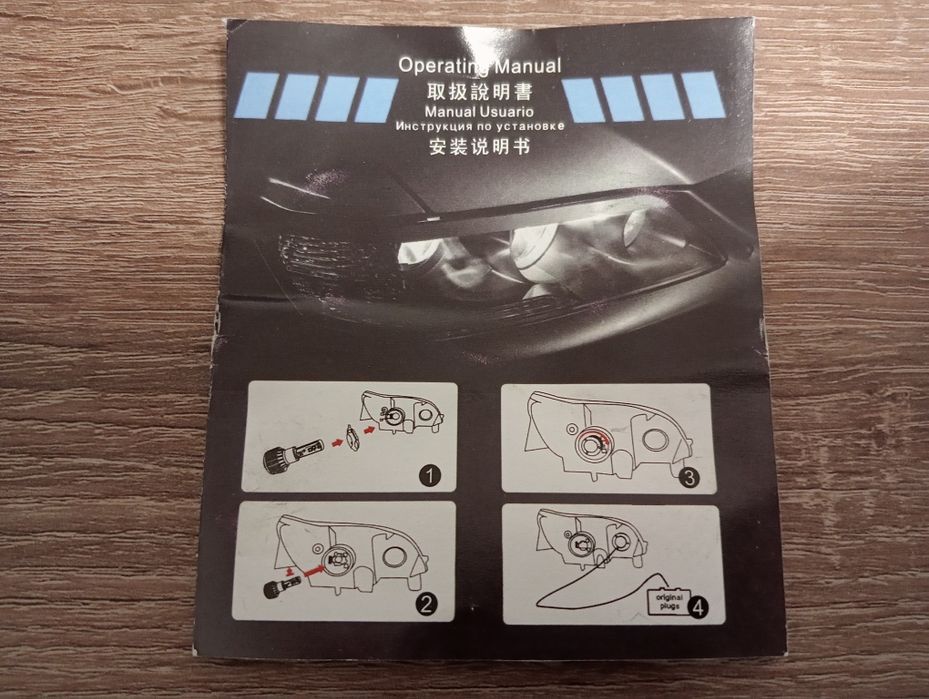 (Artigo Novo) Lâmpadas LED H7 360 CANBUS Médios sem sombras