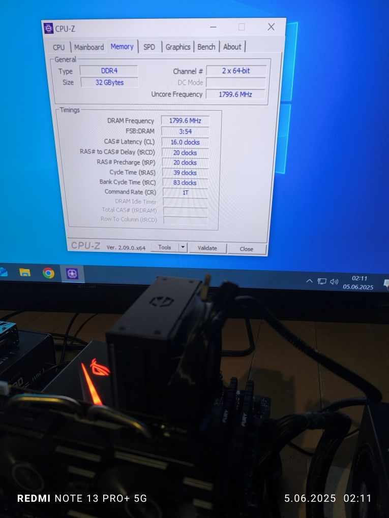 Pamięć RAM DDR4 32GB (2x16) 3600 CL16 Kingston Fury Renegade