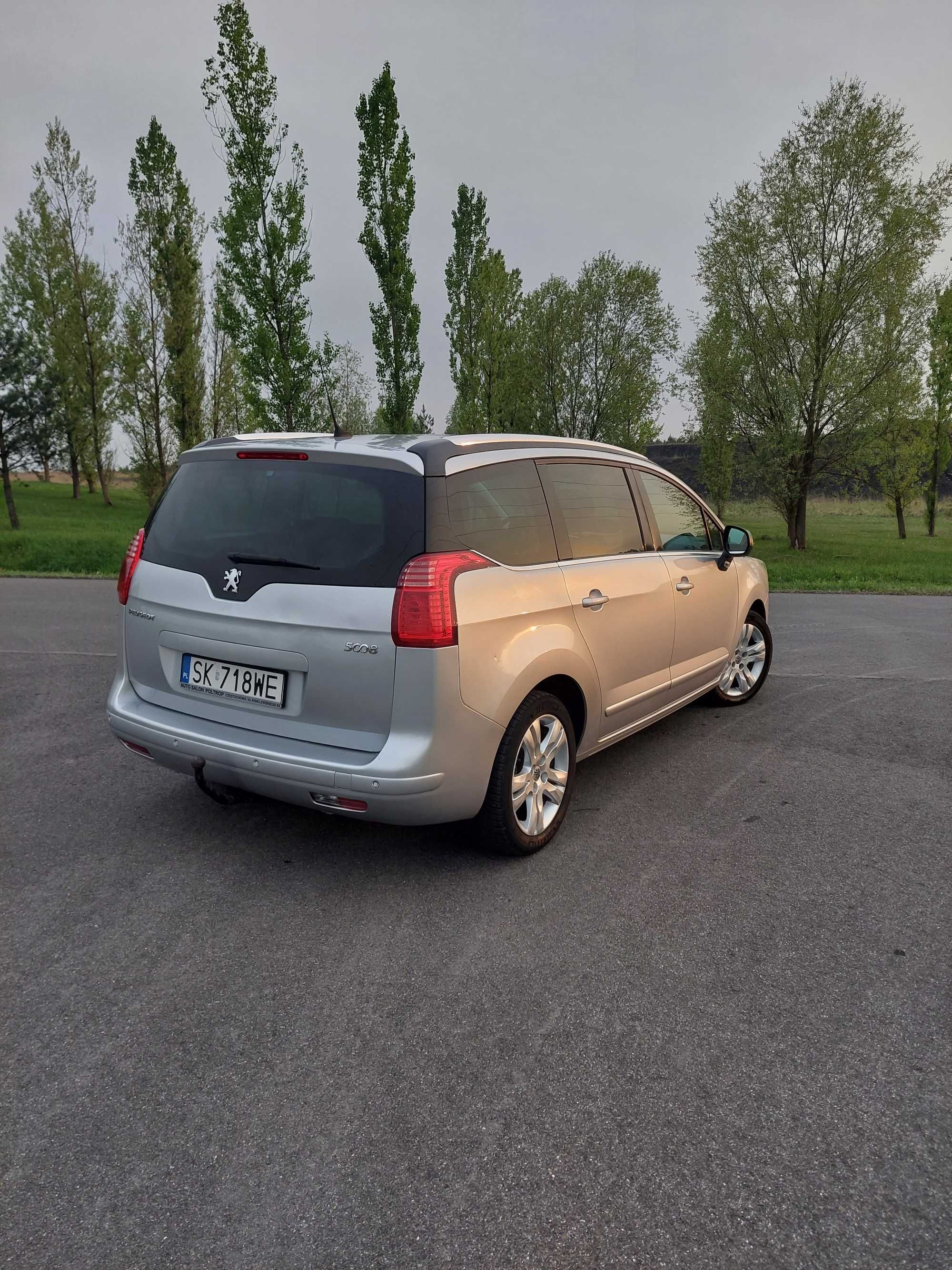 Peugeot 5008*1,6 HDi*Zadbany*Niski Przebieg*Radar