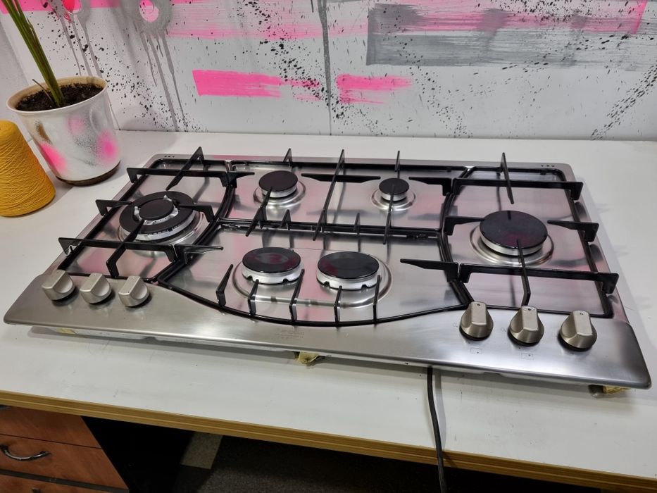 ТОП 87 см газова плита поверхня панель газовая варочная Hotpoint