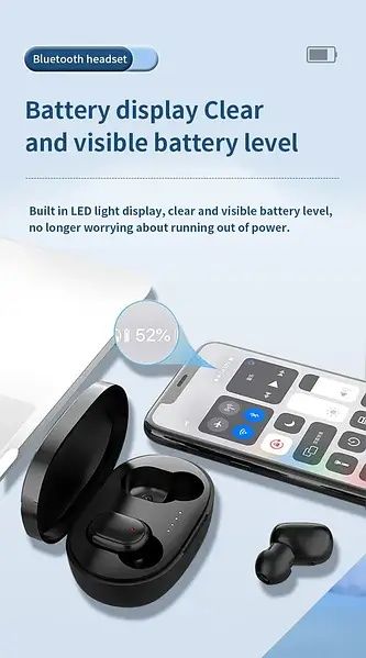 Бездротова Bluetooth-гарнітура Touch Light Mini A6