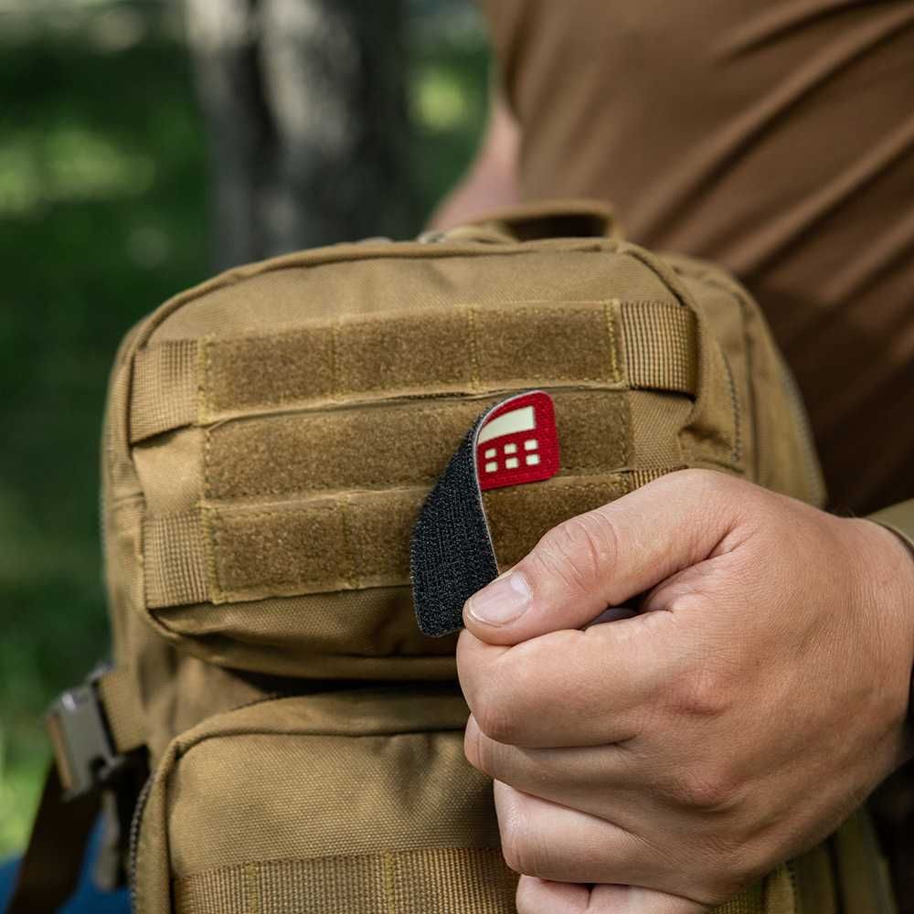 M-Tac Naszywka Patch Flaga Polski Laser Cut Red Luminate