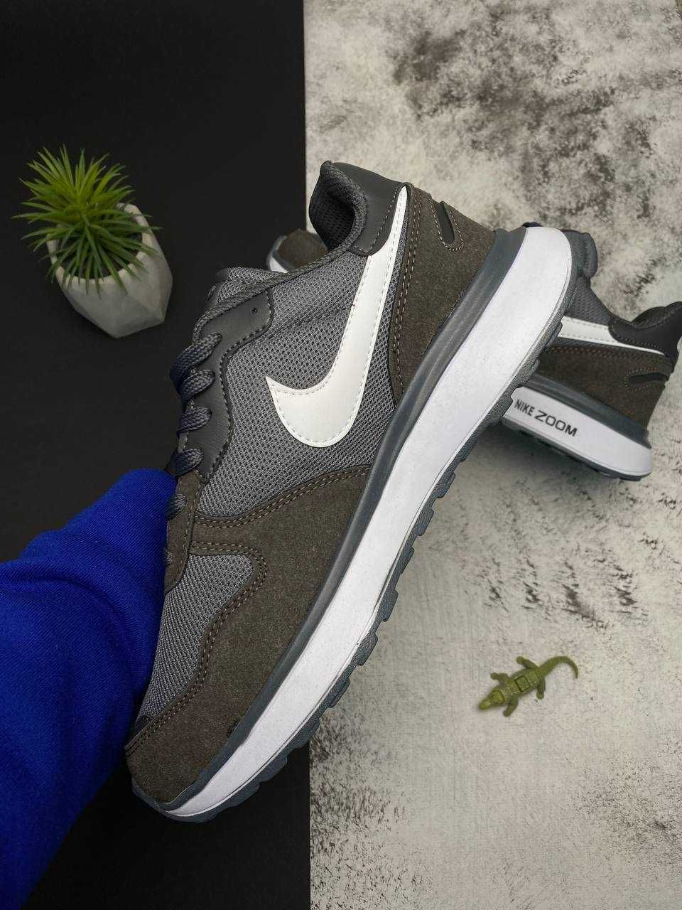 41 (26 см) 42 (26.5 см) Кроссовки Nike Air Zoom Grey