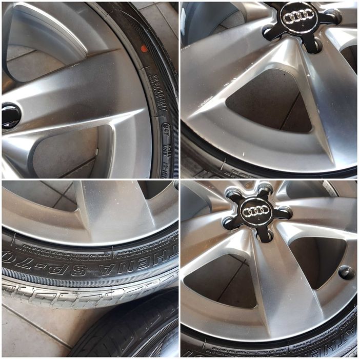 Koła letnie Audi A3 8P 7,5x17 et56 opony Athena 225/45/17 z 2022