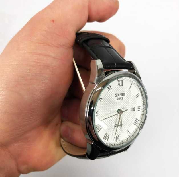Наручные часы, Skmei, мужские, кварцевые, 9058L, черные, коричневые