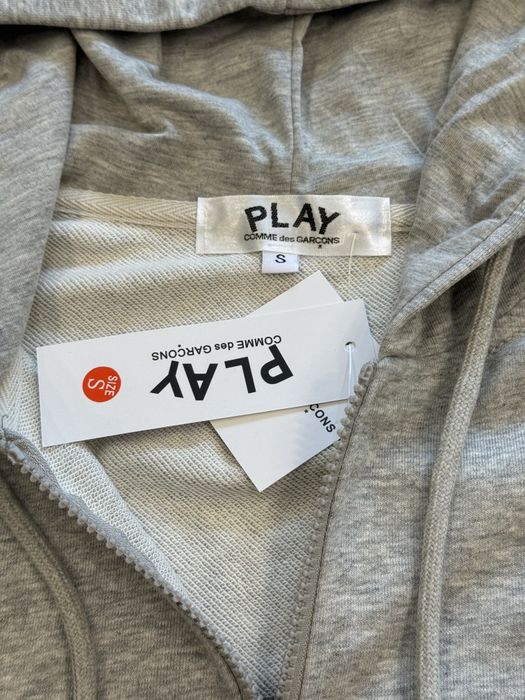 Зіпка Play Comme des Garcons (зип худи плей, зіп худі кдг плей зипка)