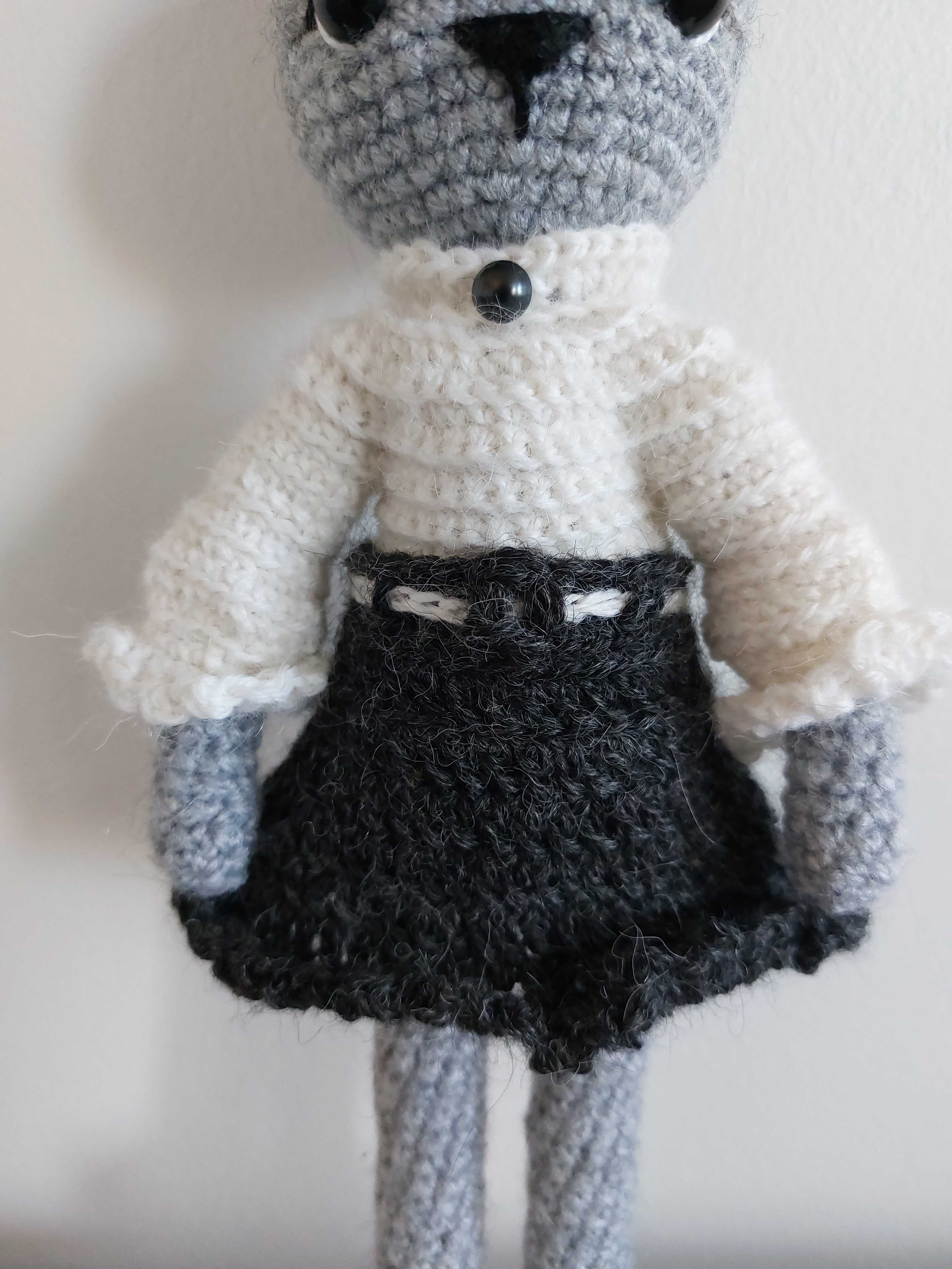 Ubranko dla laki szydełko handmade