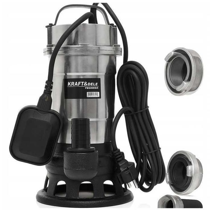 Pompa do Wody Szamba z Rozdrabniaczem 3800W Niklowana Nierdzewna Sklep