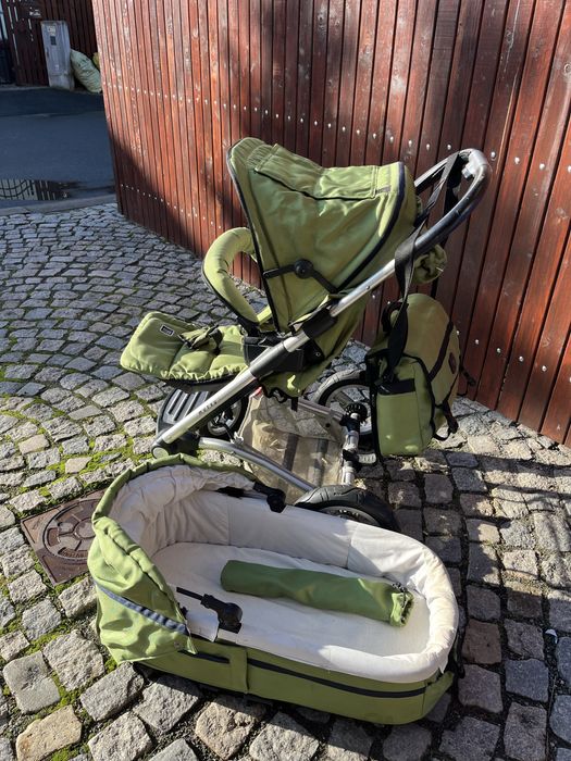 Mutsy 4rider spacerowka i gondola duzy zestaw