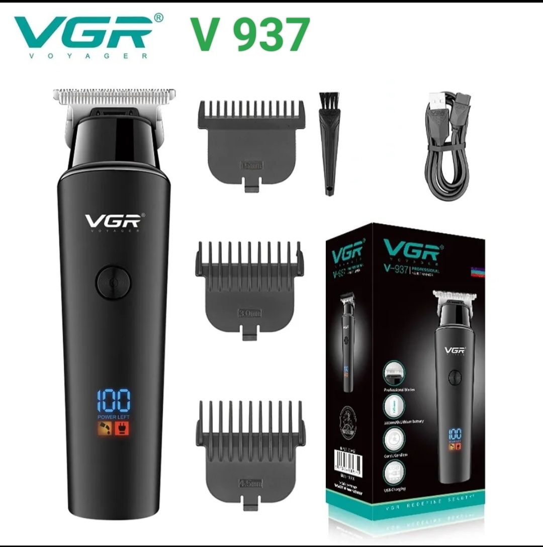 Тример VGR V937 професійна машинка для стрижки волосся і бороди