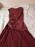 Piękna sukienka firmy Asos burgund/bordo rozmiar XS