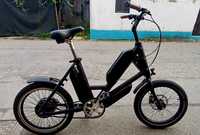 Bicicleta elétrica roda 20" com 3 baterias (100km autonomia)