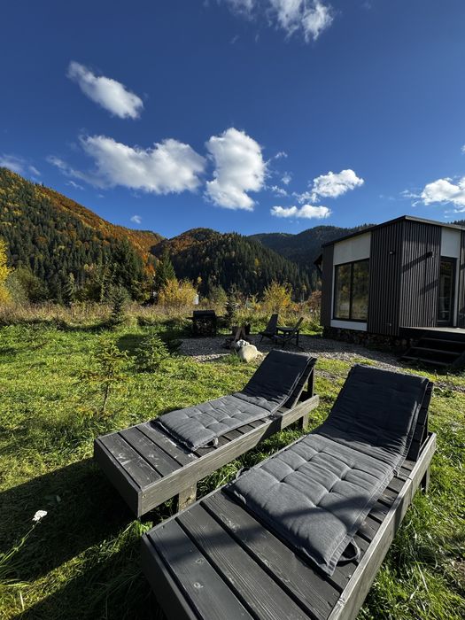 Оренда будинку з чаном в Карпатах | Оренда будинку біля річки