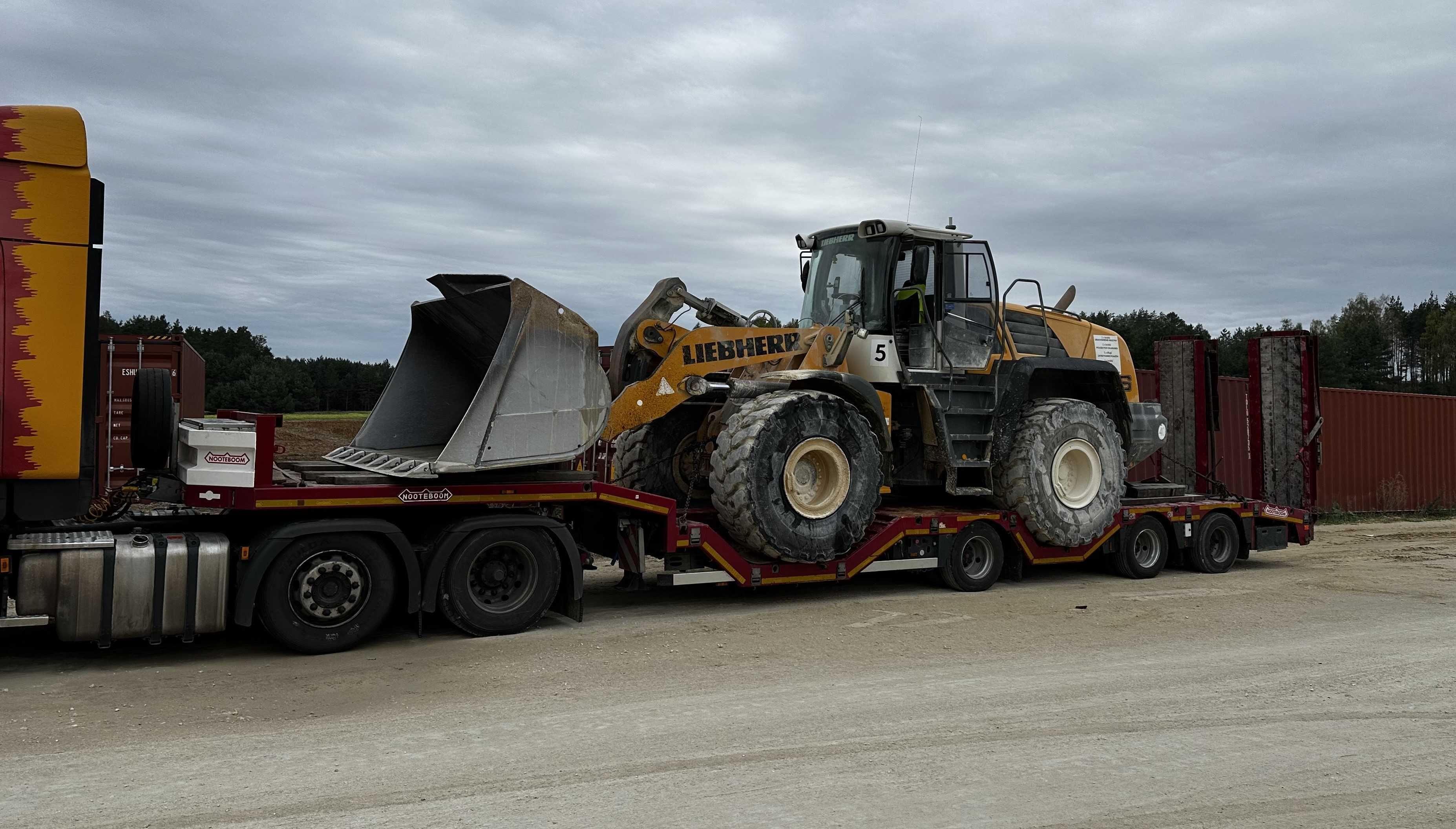 Usługi koparka gąsienicowa 24 t, wywrotka, transport, wynajem
