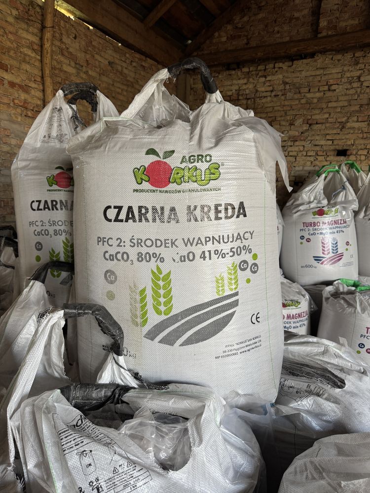 Nawoz agrokol turbomagnezja turbocalc kreda nawóz węglowy