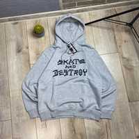 Худі Thrasher Skate and Destroy Grey Hoodie