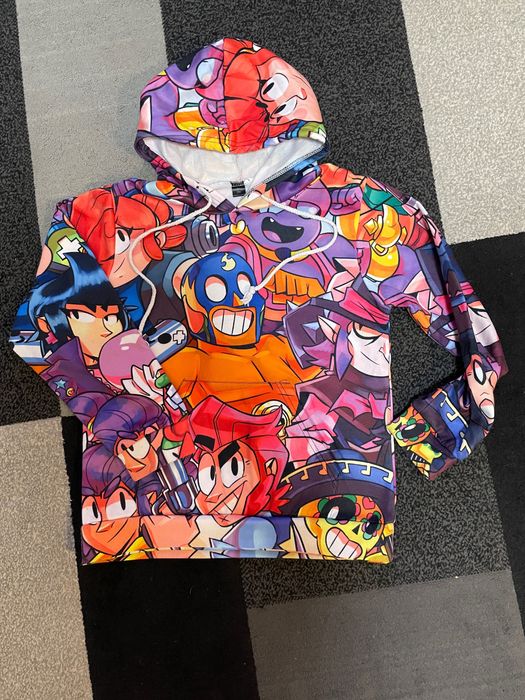 BLUZA 3D BRAWL STARS dziecięca z kapturem 150