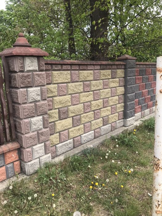 Будівельні блоки, декоративний блок для огорожі, нерозбірна опалубка,