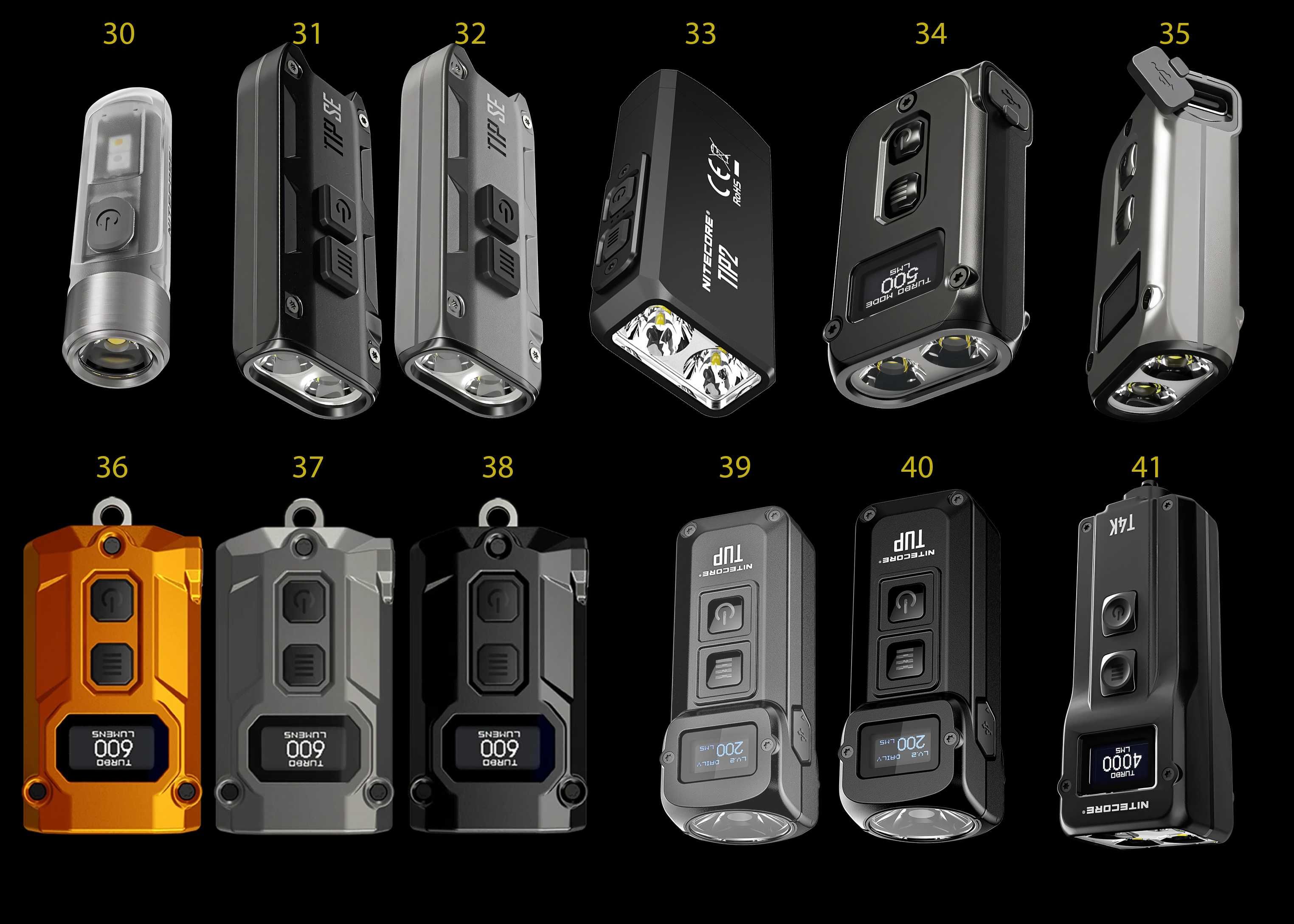 Nitecore NU | HC |Ha|Hu|Edc|P|Tm|Tip|Tini||Tiki|Cw|Tup|Mt|Srt7i|NW|Scl