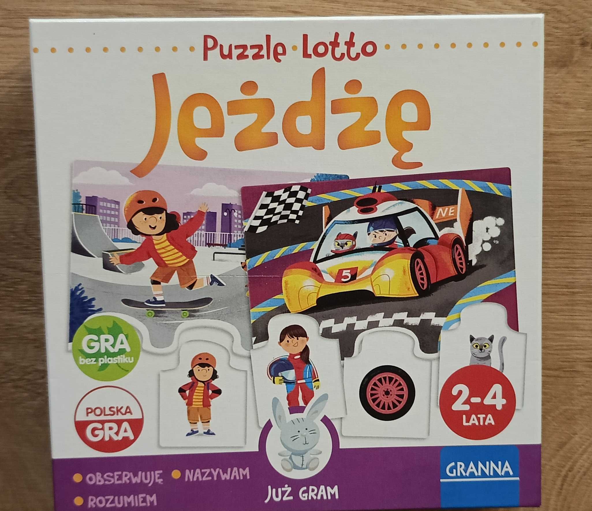 Puzzle lotto Jeżdżę Granna