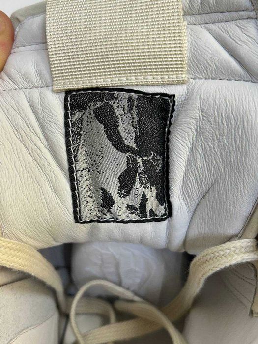 Rick Owens GEOBASKET кеды 43 44 42 кроссовки белые білі кеди кросівки