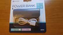 Power bank Platinet 2600mAh, skórzane etui - nówka