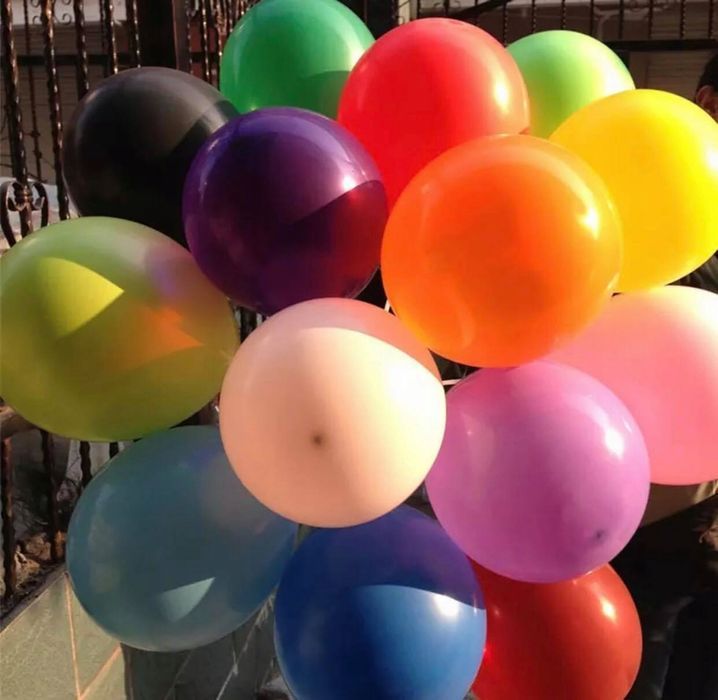 Balony Mix Kolorów Duże Komunia Wesele Ślub Przyjęcie Urodziny 100Szt