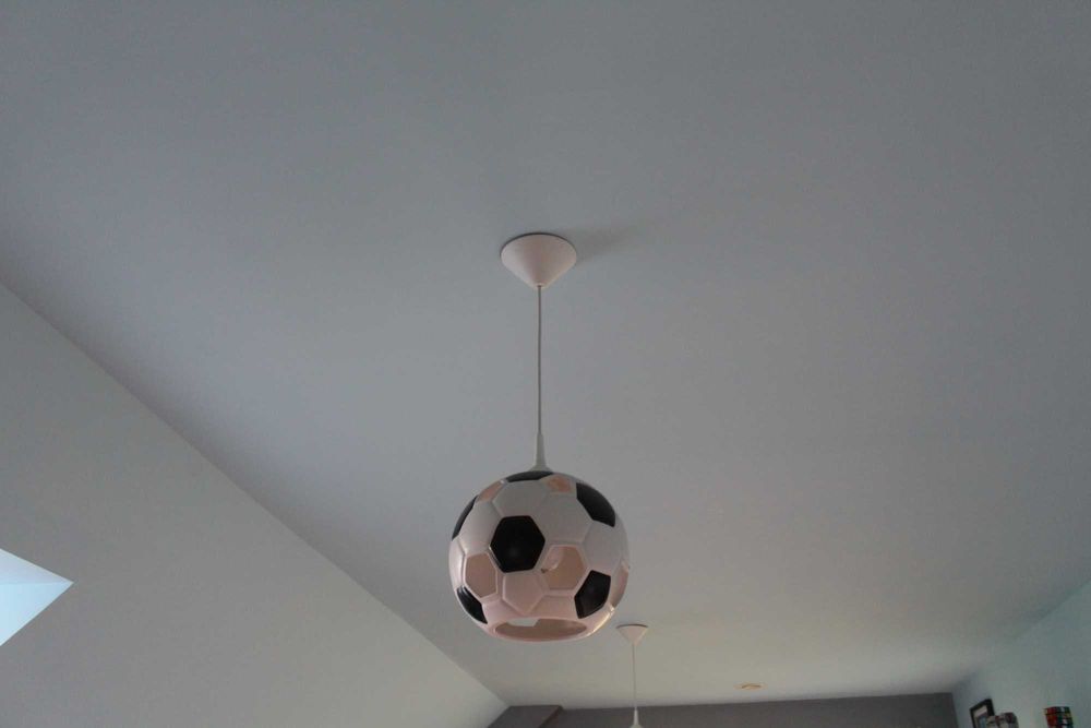 Lampa wisząca sufitowa żyrandol piłka ceramiczna SUPER STAN 2 kolory