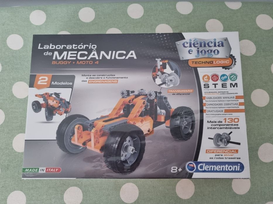 Legos construção moto 4 e barco