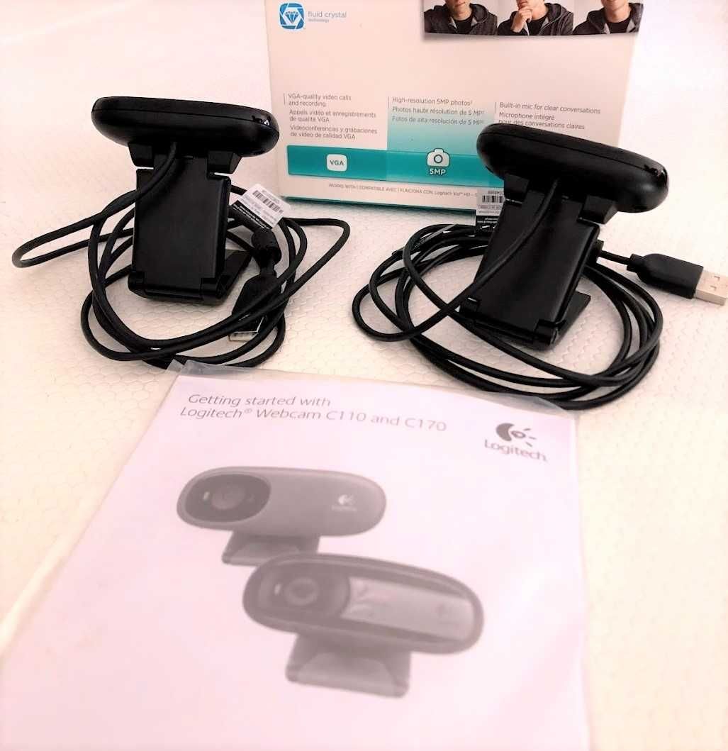 2x webcams Logitech C170 como novas