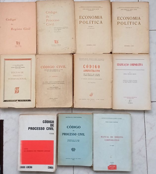 Direito Vários Livros Cada 15€