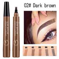 Pisak do brwi dark Brown