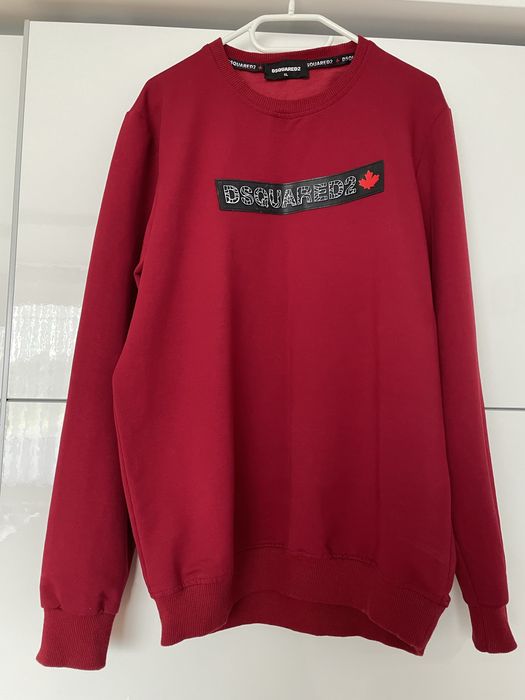 Bluza męska Dsquared2 bordo