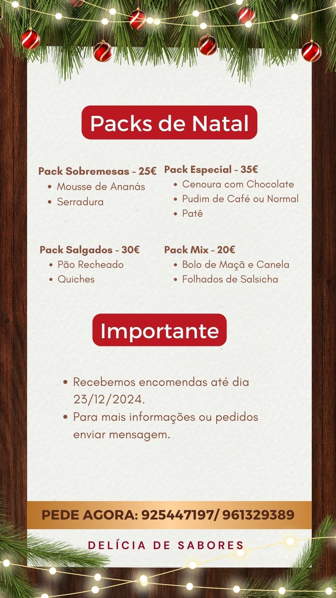 Doces e Salgados