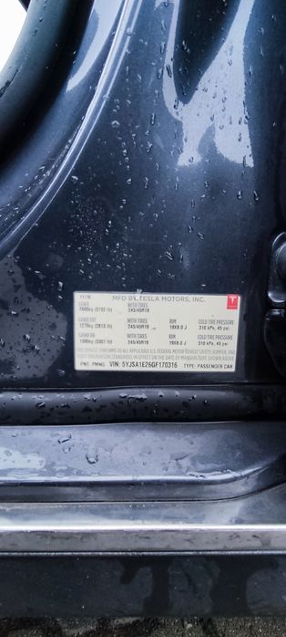 Тесла S 2016 Інтел 75d dual motor Tesla S