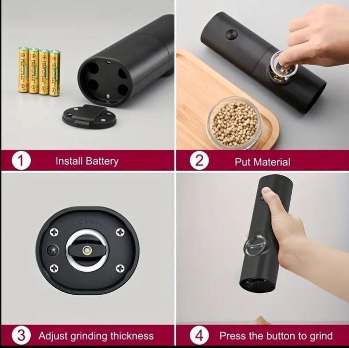 ‼️New‼️Набор электрических мельниц для специй ‼️New‼️