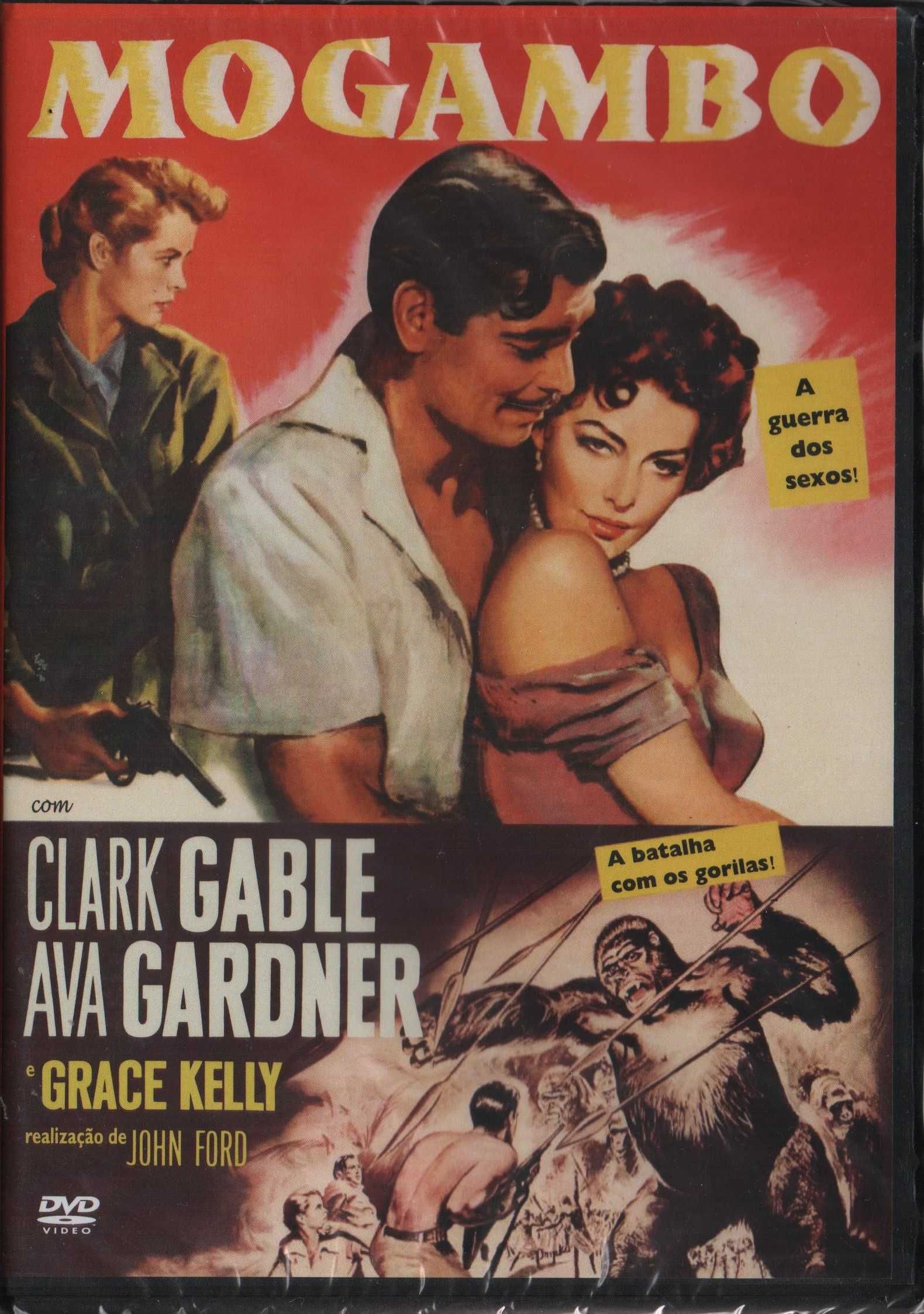 Dvd Mogambo - drama - Clarke Gable/ Ava Gardner/ Grace Kelly - selado