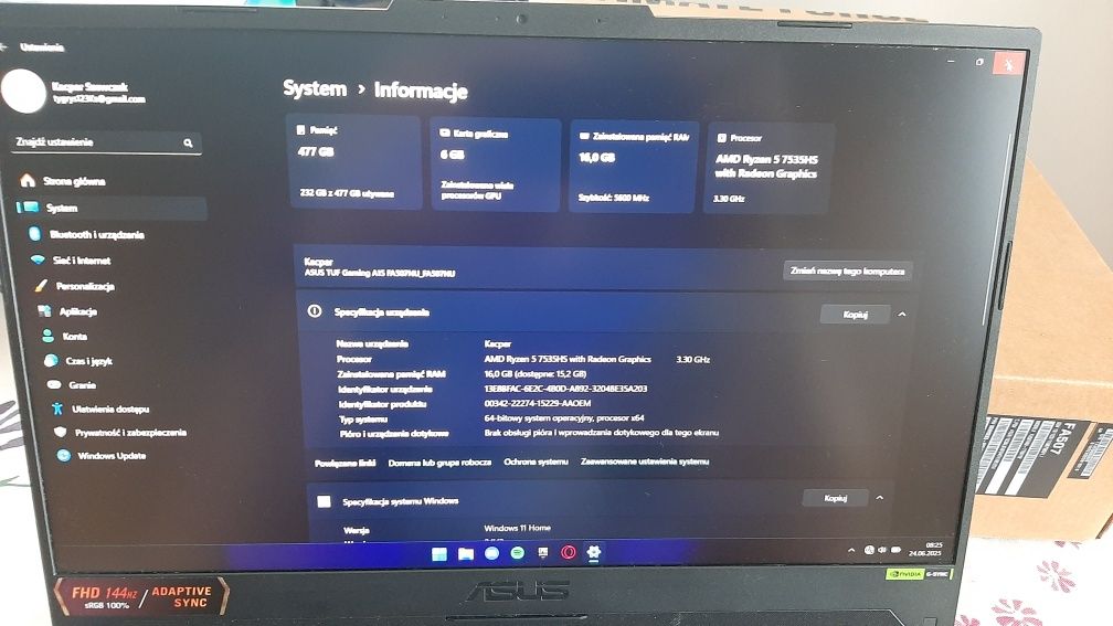 Laptop Komputer Asus Tuf Gaming A15