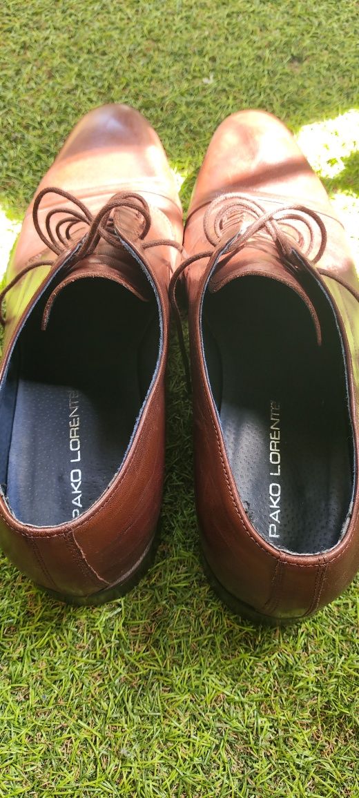 Buty męskie, lakierki/mokasyny - Paco Lorente 42, bdb.