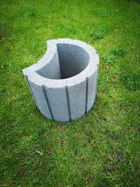 Donice, gazony betonowy 40x29x30wys. DOSTAWA GRATIS CALA PL. Producent