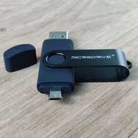 Флешка 64 Гб mircousb usb  для компьютера телефона микро юсб