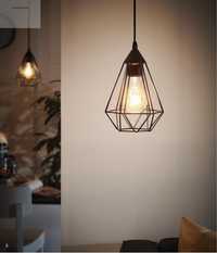 Wisząca lampa w stylu loft