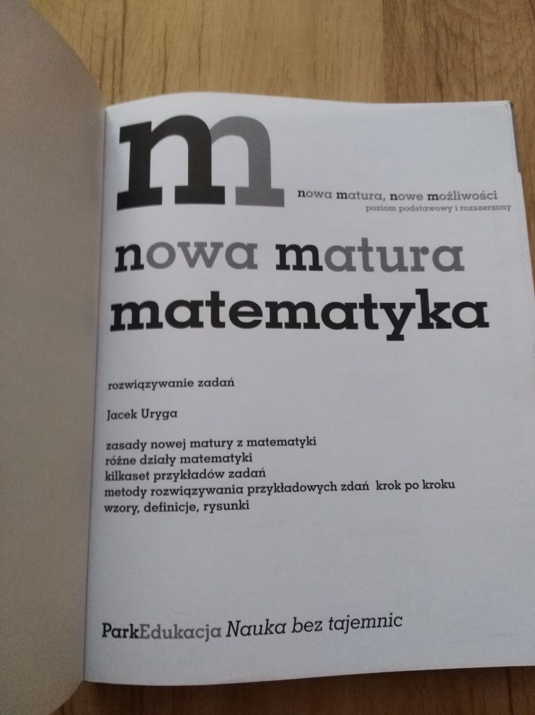 Jacek Uryga Nowa Matura - matematyka