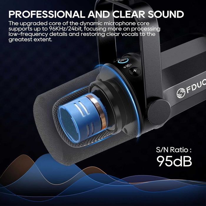 Mikrofon dynamiczny wokalny Fduce SL40 USB/XLR