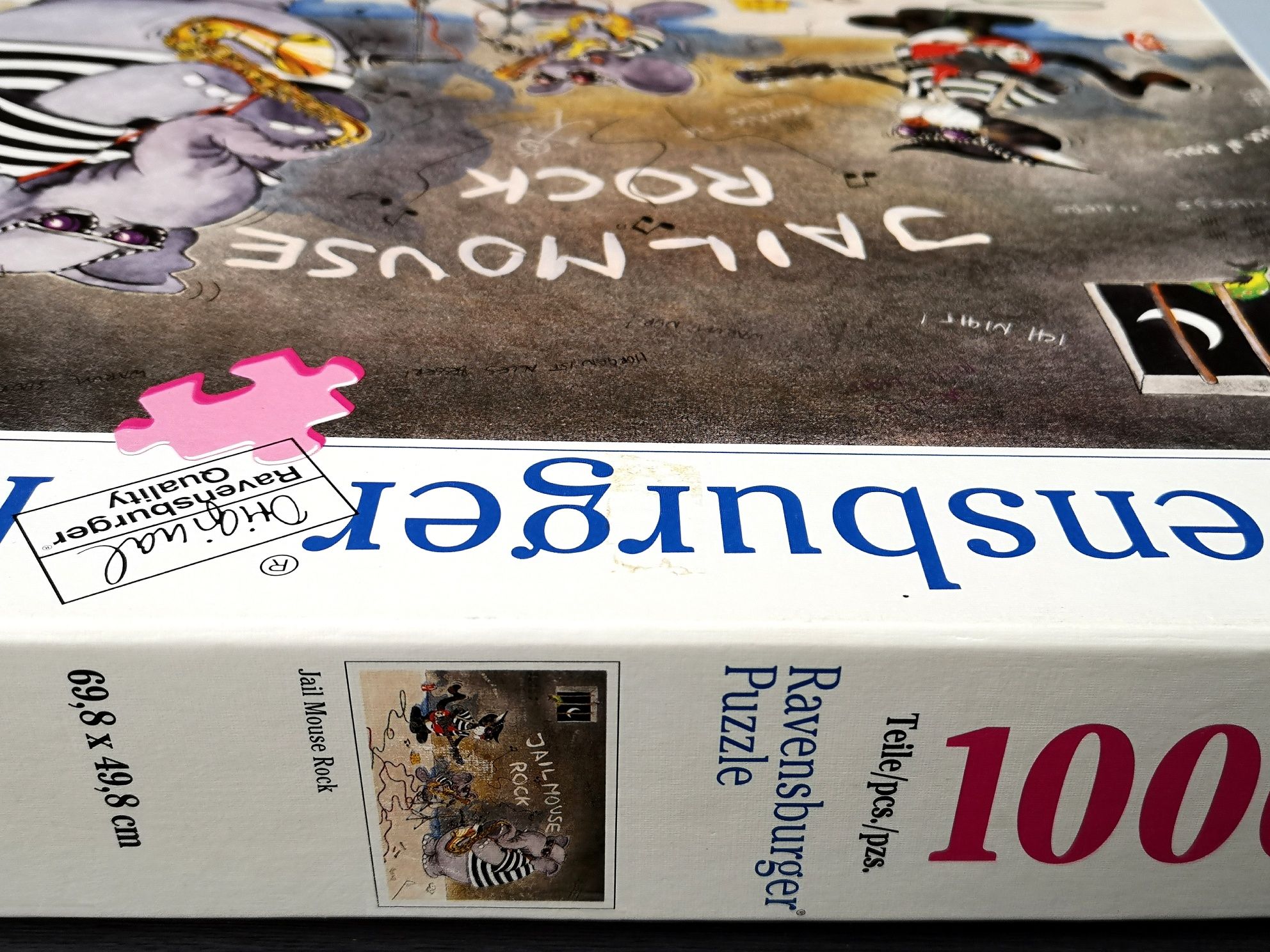 Puzzle 1000 Ravensburger Jail Mouse Rock Alex Rinesch