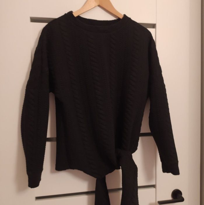 NU DENMARK czarna bluza jak nowa, 100% bawełna